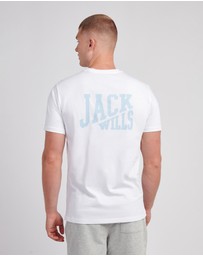 Jack Wills - Slant Stacked Graphic T-Shirt