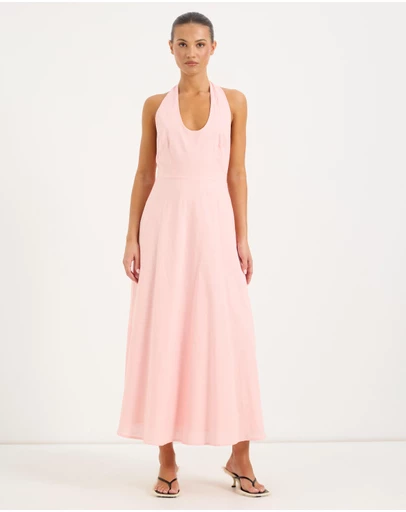 Calli - Aura Scoop Neck Midi Dress