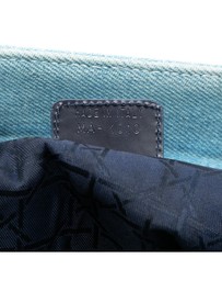 Pre-Loved by Azura Reborn - Pre-Loved Large Denim Cannage Acrylic Handles Lady Dior