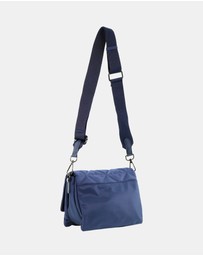 Pierre Cardin - Pierre Cardin Ladies Nylon Textured Crossbody Bag