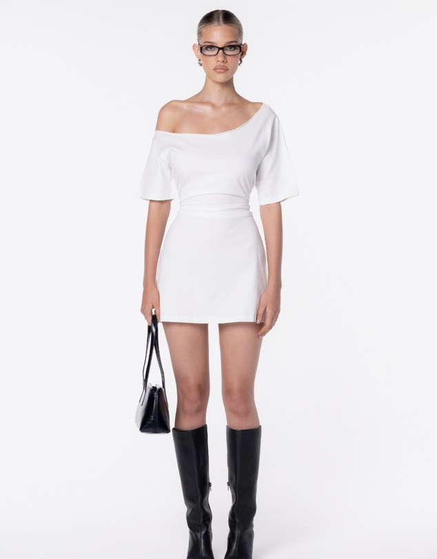 JGR & STN - Cinched Tee Mini Dress