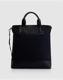 Evity - Owen Canvas/Leather Tote Bag