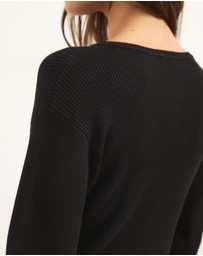 Atmos&Here - Lina Long Sleeve Knit Top