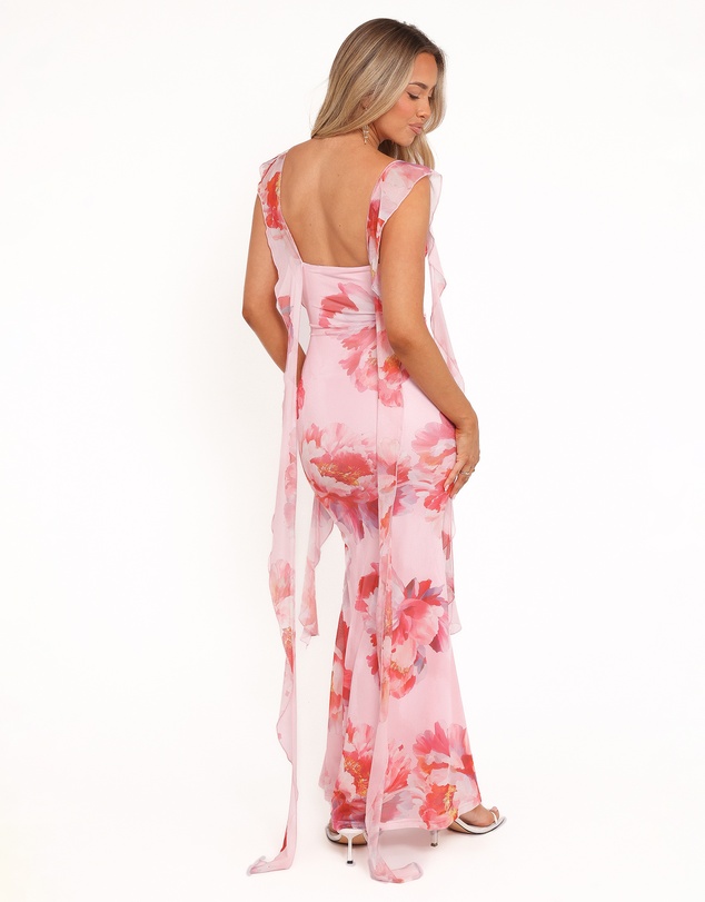 Petal & Pup - Chiara Maxi Dress - Pink Peony