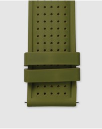 Maxum - Raglan Band Green Silicone Strap Gunmetal Buckle
