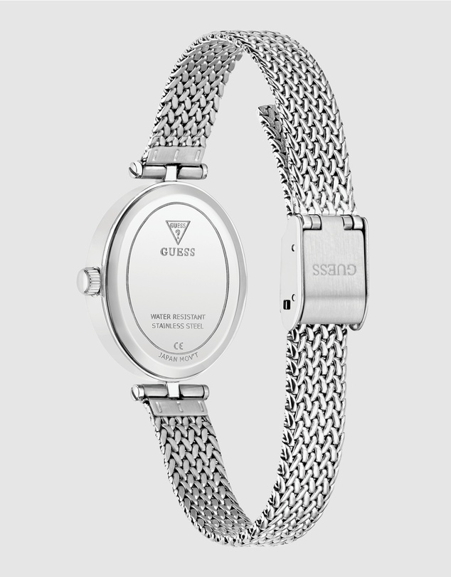 GUESS - Guess Ruby Ladies Silver Tone Analogue Watch
