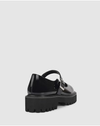 Verali - Nero Chunky Mary Jane Loafers