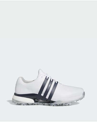 Cloud White / Collegiate Navy / Silver Metallic