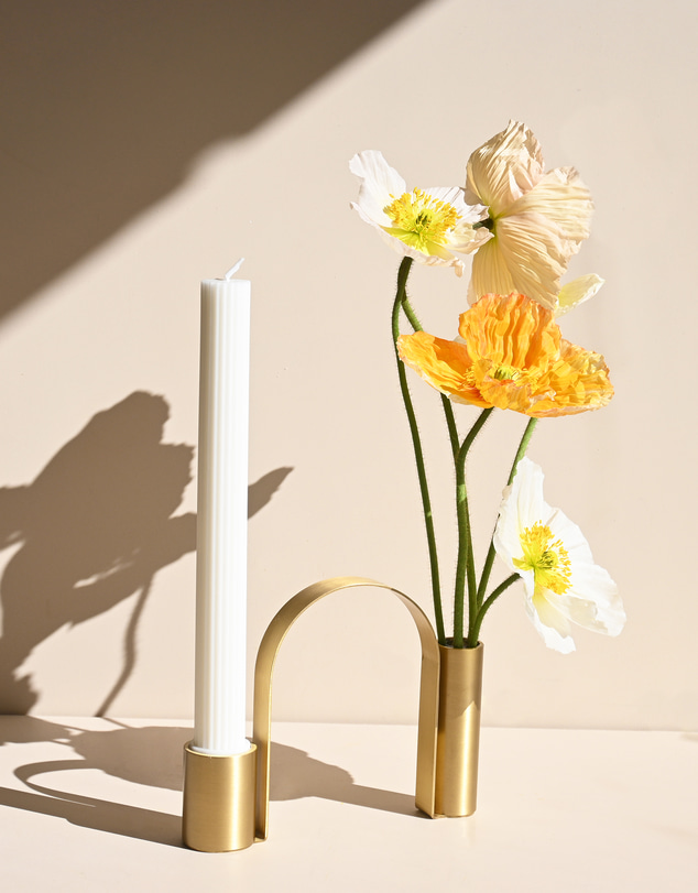 Black Blaze - Arch Brass Holder
