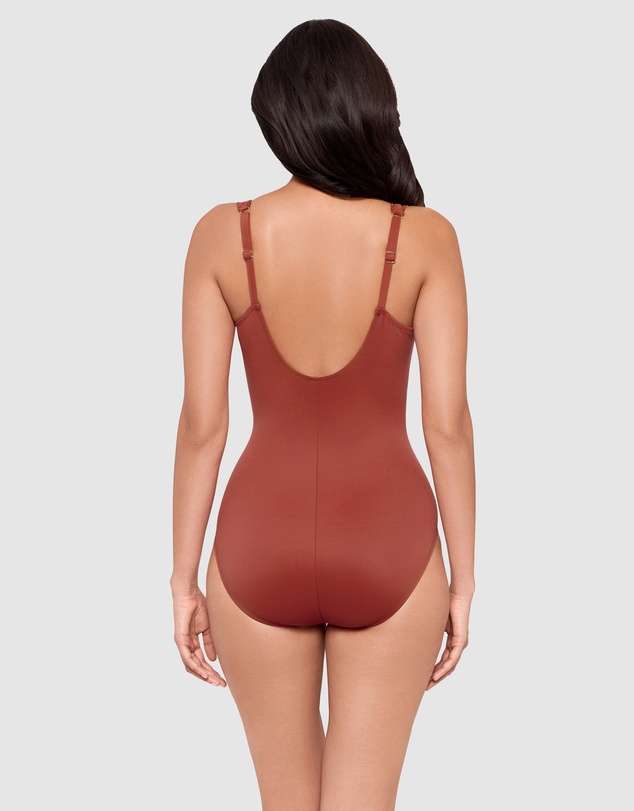 Miraclesuit Swimwear  - Razzle Dazzle Siren Crossover Shaping Swimsuit
