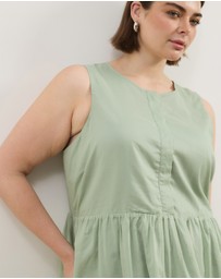 Atmos&Here Curvy - Dalia Cotton Voile Mini Dress