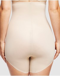 Naomi & Nicole - Sidekick High-Waist Slanted Hem High Leg Shapewear Short