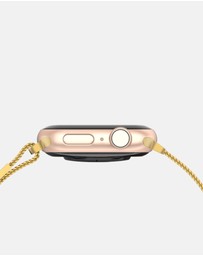 Friendie - Stainless Steel Woven Mesh Loop Band - The Melbourne - Apple Watch Compatible