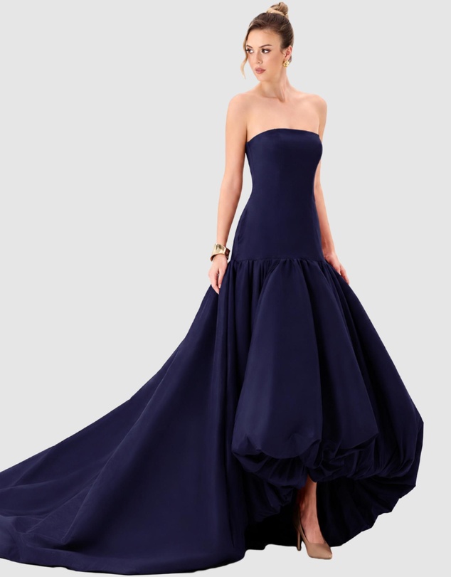 Bariano - Allegra Strapless Balloon Gown