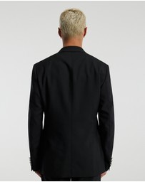 Calibre - Wool Double-Breasted Blazer Black