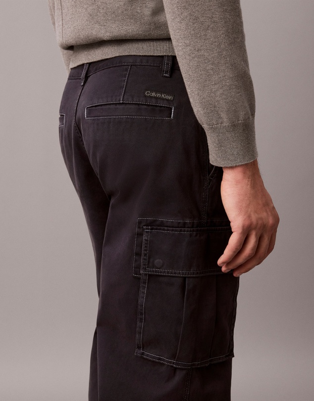Calvin Klein Jeans - Relaxed Cotton Twill Cargo Trousers