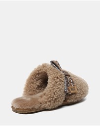 EVERAU - Australian Shepherd Ugg Cecil Double Faced Sheepskin Upper House Shoes