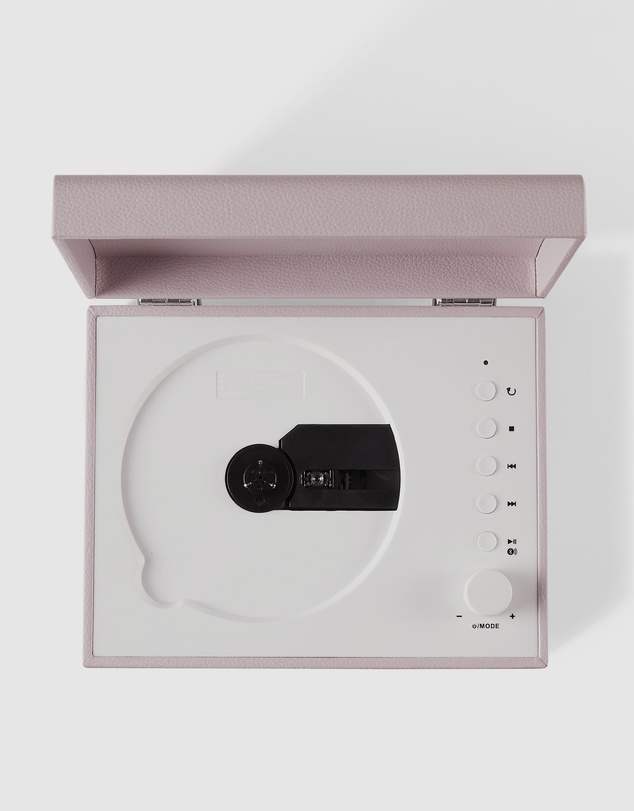 Crosley - Crosley Voyager Portable Retro CD Player with Stereo Bluetooth Speakers, FM Radio - Amethyst