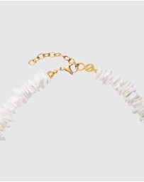 Nialaya Jewellery - Women's White Puka Shell Necklace