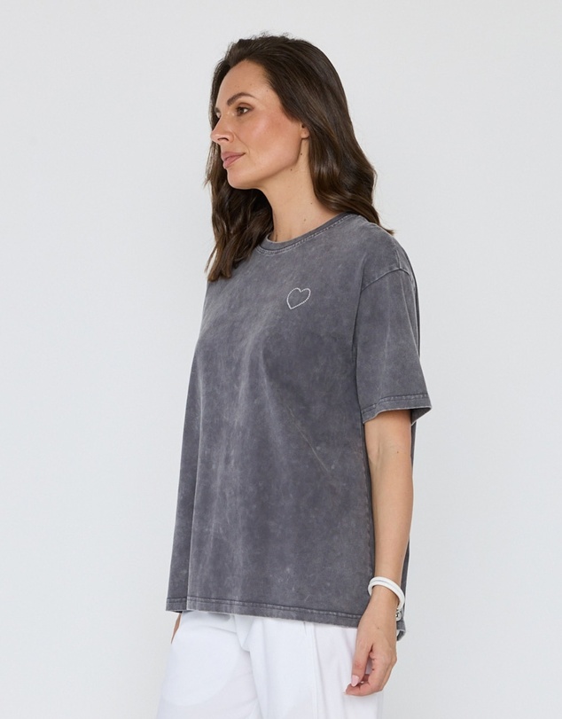 ALEXANDRA - Hearty T-Shirt Grey