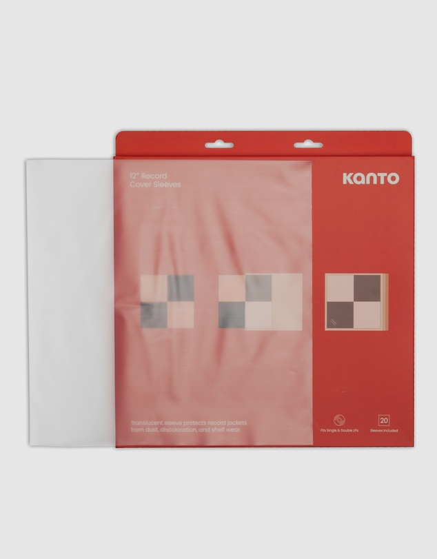 iWorld - Kanto TT-CS20 Translucent Outer Cover Sleeves for 12