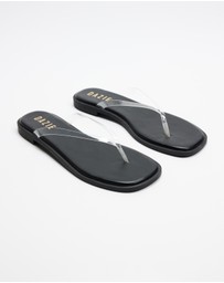 Dazie - Ruby Clear Thongs