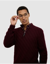 Politix - Barker Quarter Zip Knit