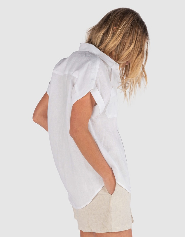 CAMIXA - CAPRI Short Sleeve Linen Shirt
