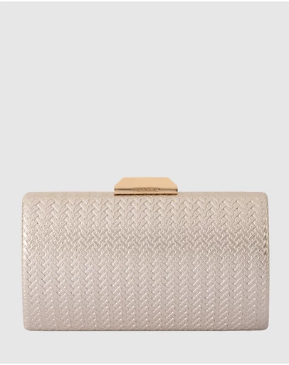 Olga Berg - Marika Embossed Clutch
