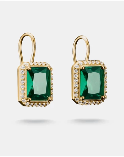 THOMAS SABO - THOMAS SABO Earrings with Green Octagonal Stones