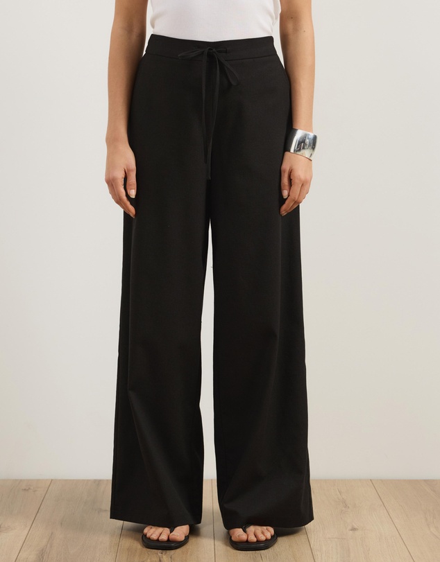 Atmos&Here - Rubi Straight Leg Linen Blend Pants