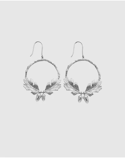 Karen Walker - Acorn & Leaf Wreath Earrings