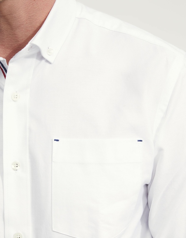 Oxford - Stratton Oxford Weave Cotton Shirt