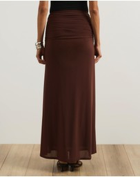 Atmos&Here - Mariana Gathered Maxi Skirt