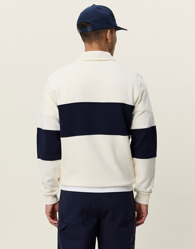 Les Deux - Zipper Rugby Sweatshirt