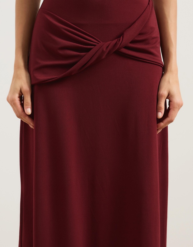 Atmos&Here - Clara Strapless Maxi Dress With Twist Detail