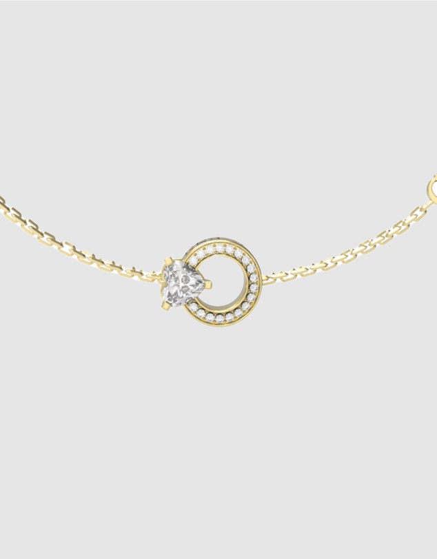 GUESS - Gold-Tone M'ama Non M'ama Bracelet
