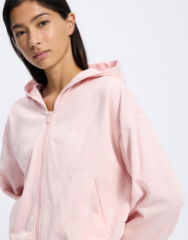adidas Originals - Essentials French Terry Cropped Zip Hoodie