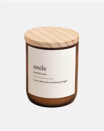 The Commonfolk Collective - Smile ~ Dictionary Meaning Candle