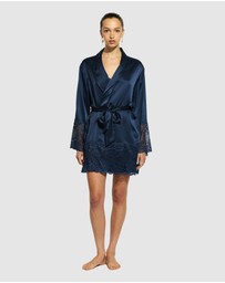 GINIA - Silk Lace Robe