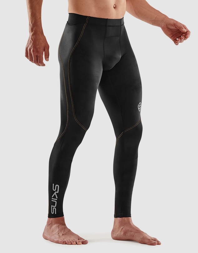 SKINS - SKINS Compression Men's Series-3 Clothing 400 Long Tight Black/Yellow