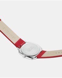 Mondaine - Mondaine Official Swiss Railways Petite Cushion Vegan Leather Watch