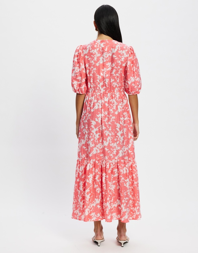 & Other Stories - Tiered Puff-Sleeve Maxi Dress
