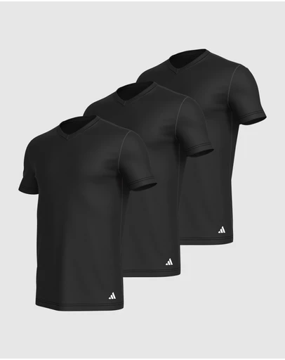 adidas Sportswear - 3 Pack Active Core Cotton V-Neck T-Shirt
