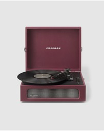 Crosley - Crosley Voyager Bluetooth Portable Turntable - Burgundy
