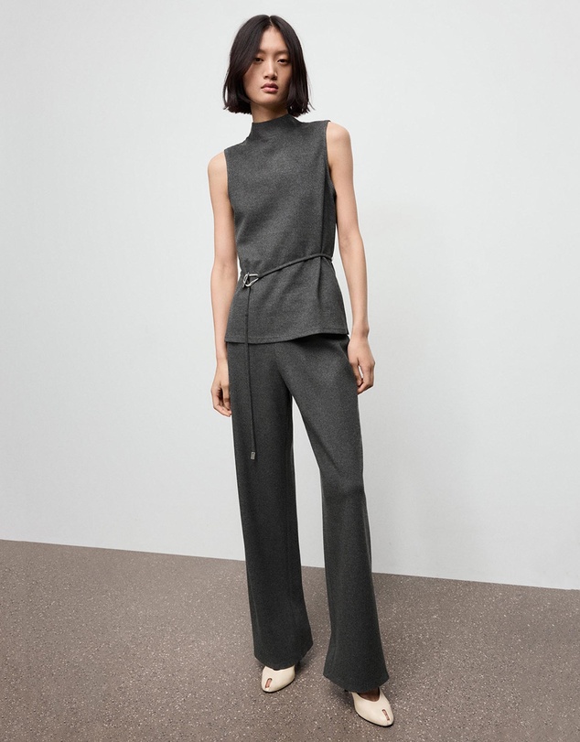 M.N.G - Turtleneck Top With Belt