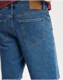 Cotton On - Loose Straight Denim Short