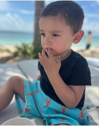 Tolu Australia - Boys Swim Shorts With Fun Lobsters