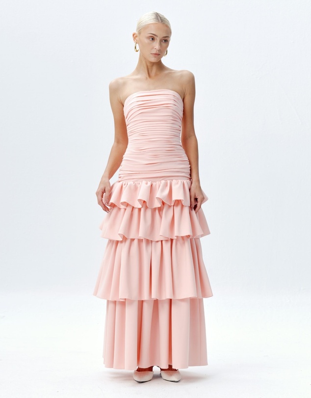 JUSTIN TONG - Elara Ruffle Dress
