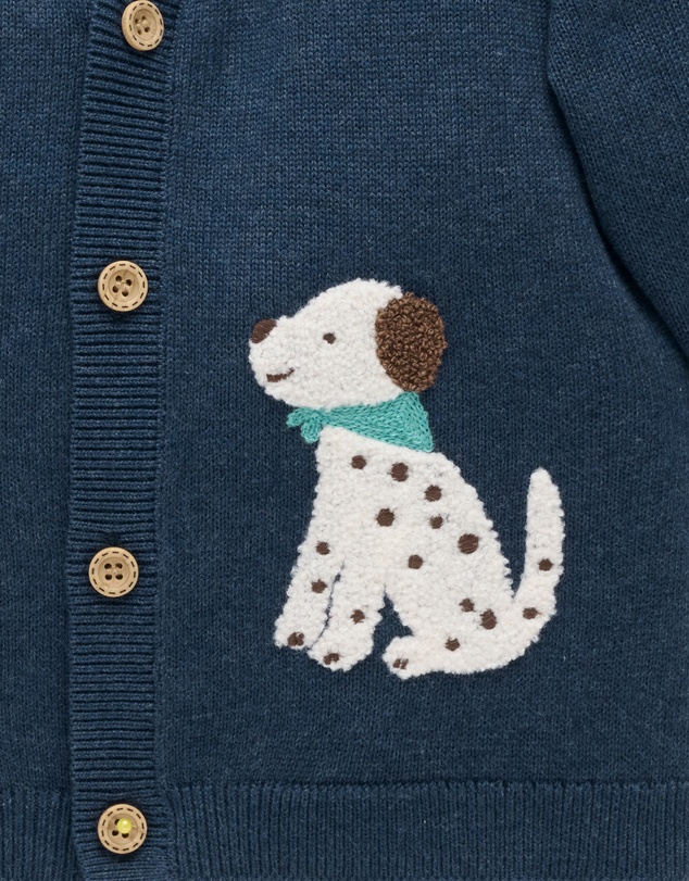 Purebaby - Doggy Cardigan-Kids-Babies